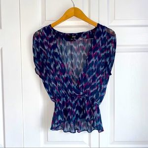 A.n.a. Tunic Deep V Top Size: M